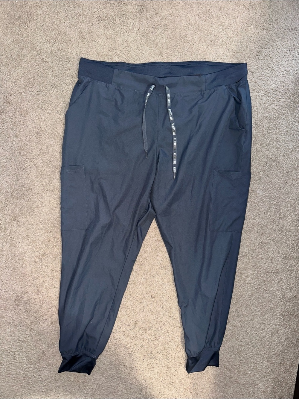 Med Couture Steel Gray Scrub Pant Joggers